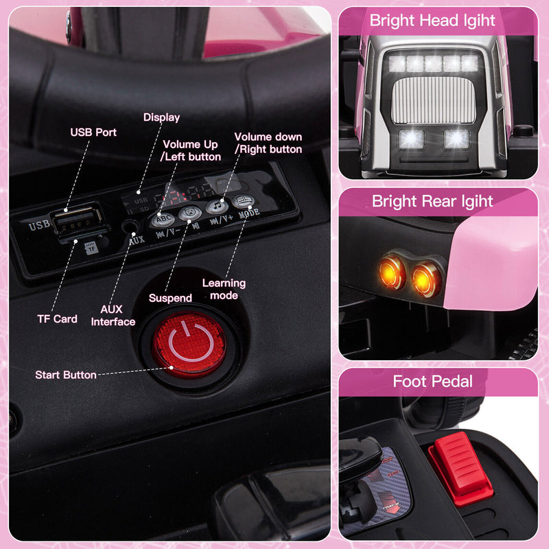 12V Licensed Bentley Electric Ride-On Tractor Car for Kids with Remote Control Magic Cars 3