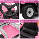 12V Electric Kids Ride-On Tractor with Trailer and Remote Control Battery Powered Car Magic Cars 4