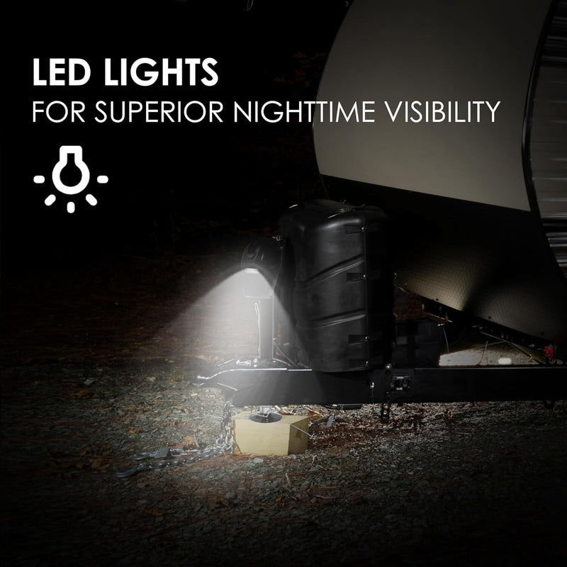 5000lbs Electric Power Trailer Jack with A-Frame Tongue Design Magic Cars 4