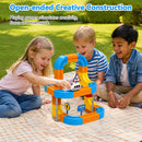 Interactive Electric Train and Car Track Playset for Toddlers and Kids Ages 3 to 8 - Red Magic Cars 6
