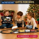 Steam Engine Train Playset for Children Aged 3-8 with Tracks Magic Cars 6