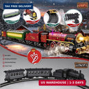 Interactive Electric Train Set for Children 4-8 with Smoke, Lights, and Sounds Magic Cars 4