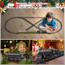 Remote Control Metal Alloy Christmas Train Set for Kids Magic Cars 5