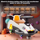 Electric Twist Car with Lights, Music, Helmet, and 2-in-1 Swing for Ages 1-6 Years Magic Cars 5