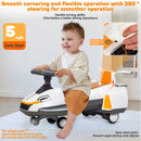 Electric Twist Car with Lights, Music, Helmet, and 2-in-1 Swing for Ages 1-6 Years Magic Cars 9
