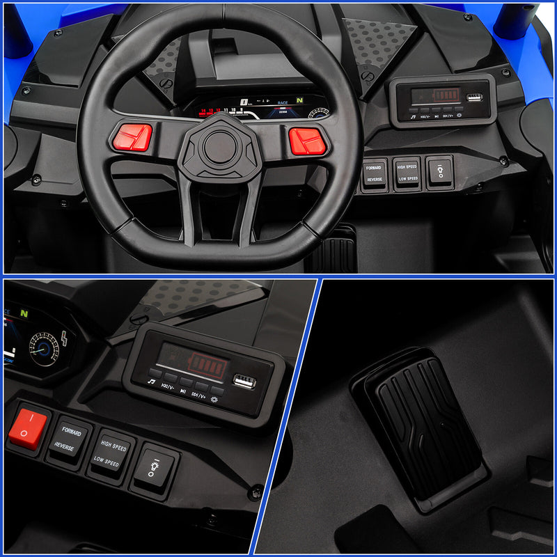 Battery-Powered Electric UTV Ride-On Car for Kids with Remote Control Magic Cars 14