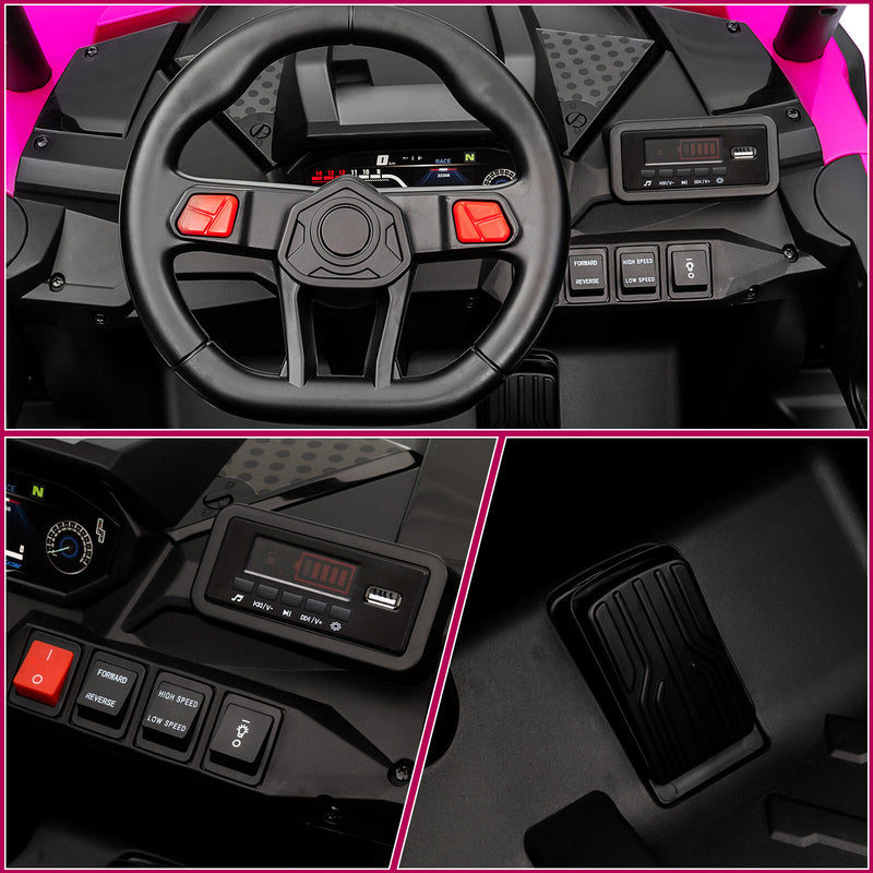 Battery-Powered Electric UTV Ride-On Car for Kids with Remote Control Magic Cars 20