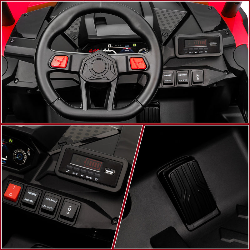 Battery-Powered Electric UTV Ride-On Car for Kids with Remote Control Magic Cars 8