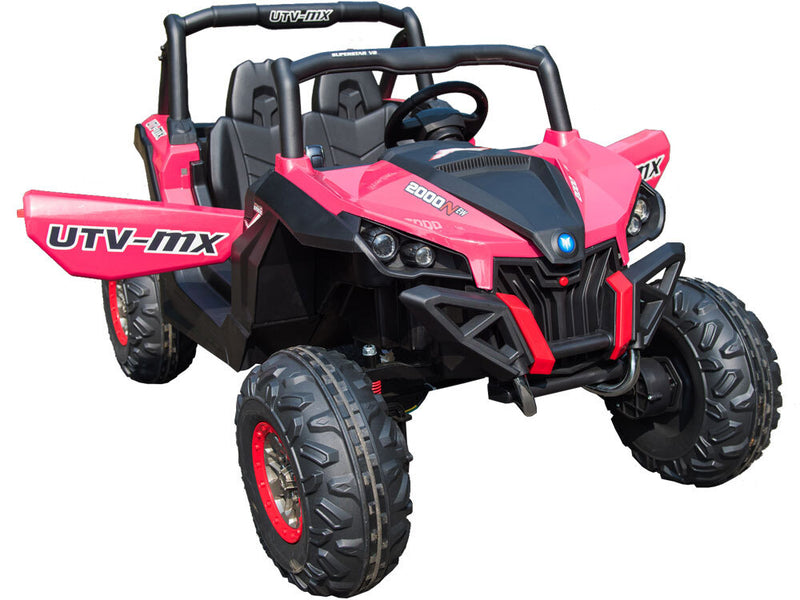 12V Electric 4WD Kids Ride-On UTV Utility Vehicle 2-Seater Battery-Powered Car Magic Cars 12