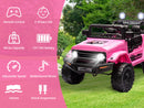 12V Electric 2-Seater Kids Ride-On Jeep Truck with Remote Control Magic Cars 9