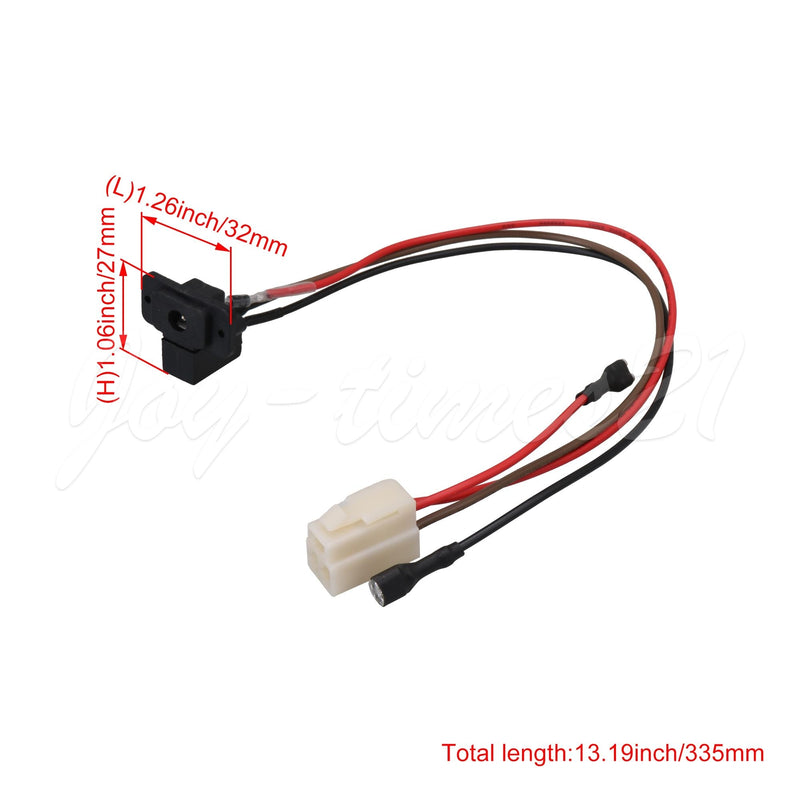 Electric Vehicle 3-Pin Charging Port Socket Cable 33.5cm Magic Cars 3