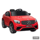 Aosom 12V Red Benz AMG Coupe Ride-On Car for Toddlers with 2 Speed Options Magic Cars 1