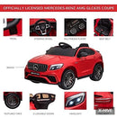Aosom 12V Red Benz AMG Coupe Ride-On Car for Toddlers with 2 Speed Options Magic Cars 5