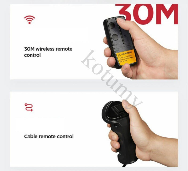 12V/24V Electric Car Winch Small Self-Rescue Hoist Crane Magic Cars 3