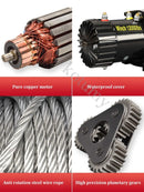 12V 24V Electric Car Winch Small Self-Rescue Hoist Crane Magic Cars 2