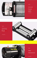 12V 24V Electric Car Winch Small Self-Rescue Hoist Crane Magic Cars 4