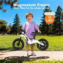 Electric Balance Dirt Bike for Kids 3-8 Years 12-inch High Speed Motorbike Bicycle