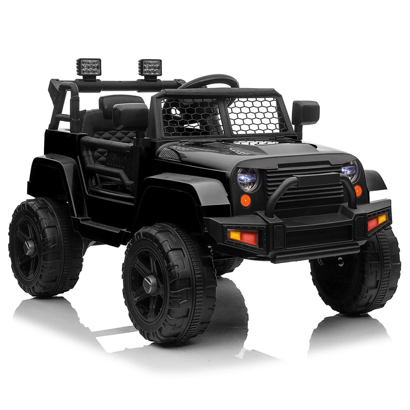 12V Electronic Kids Ride-On Jeep Truck Toy with Lights, Music, Remote Control, and Multiple Colors Magic Cars 12