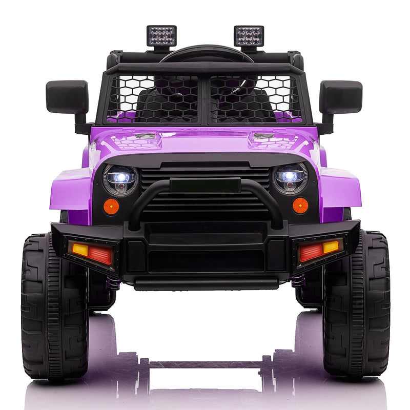 12V Kids Electric Jeep Ride-On Car with 4.5Ah Battery and 3-Speed Remote Control Toy Magic Cars 12