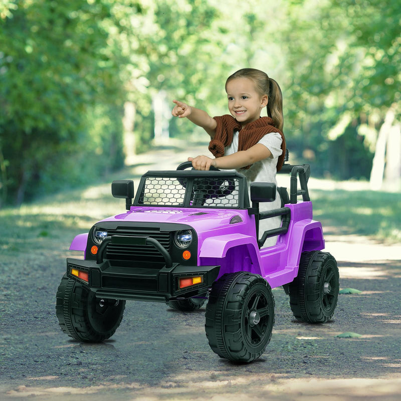 12V Kids Electric Jeep Ride-On Car with 4.5Ah Battery and 3-Speed Remote Control Toy Magic Cars 9