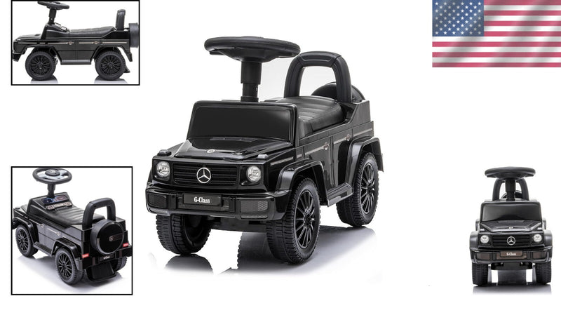3-in-1 Mercedes Push Car for Kids with Realistic Sounds Magic Cars 1