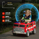 12V Electric Fire Truck Ride-On Car with Remote Control for Kids Magic Cars 2