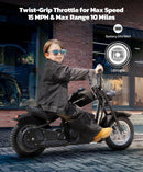 24V Electric Dirt Bike for Big Kids - 15 mph Speed & 150lb Weight Capacity Magic Cars 3