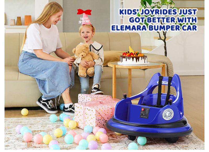 Ride-On Bumper Car for Toddlers with 12V Battery and 1.9 MPH Max Speed Magic Cars 10