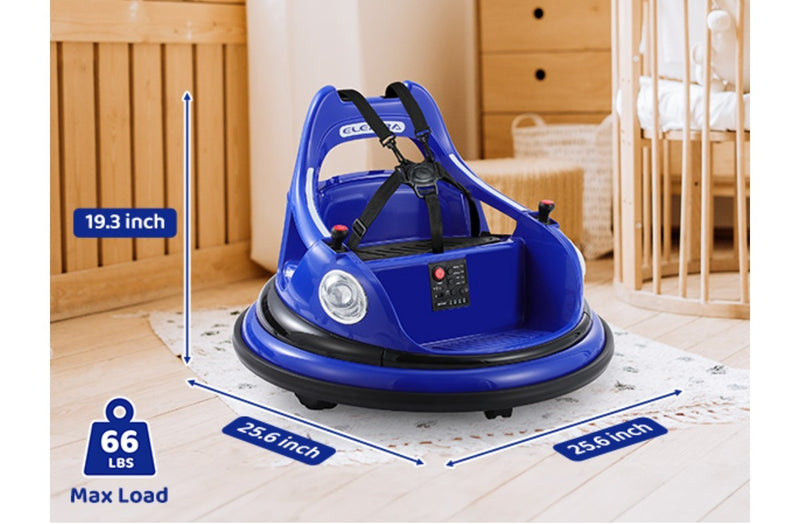 Ride-On Bumper Car for Toddlers with 12V Battery and 1.9 MPH Max Speed Magic Cars 8