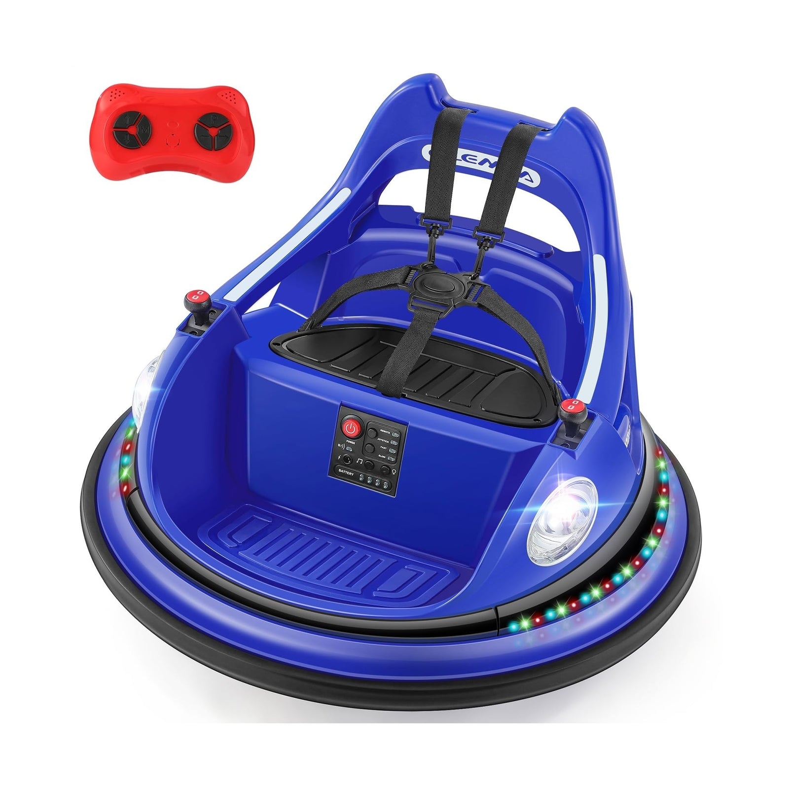 ELEMARA Ride on Bumper Car for Toddlers,1.9MPH Max,12V Battery Car for ...