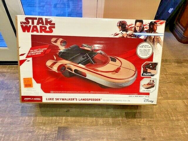 Star Wars 12V Luke Skywalker's Landspeeder Ride-On Radio Flyer Box Only Magic Cars 0
