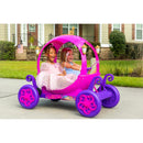 Disney Princess Magical Ride-On Carriage with Sounds & Remote for Girls - Pink/Purple Magic Cars 4