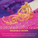 Disney Princess Magical Ride-On Carriage with Sounds & Remote for Girls - Pink/Purple Magic Cars 7