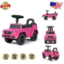 3-in-1 Pink Toddler Wagon Push Car with Safety Features and Storage Magic Cars 0