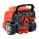 Kids Red Engine Mechanic Car Repair Toy Set with Removable Parts Magic Cars 10
