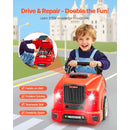 Kids Red Engine Mechanic Car Repair Toy Set with Removable Parts Magic Cars 1