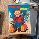 Vintage Battery-Operated Monkey Tin Toy with Original Box - 1960s Classic Magic Cars Variant 0