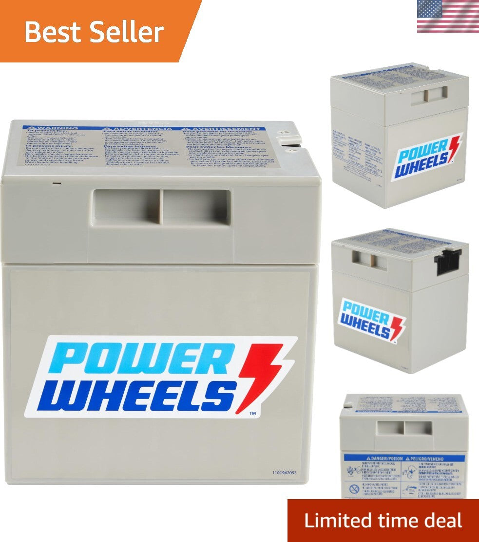 12V Compact Backup Battery for Kids' Ride-On Vehicles - Powerful and R
