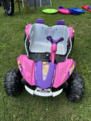 Pink Battery-Powered Ride-On Dune Racer with Power Wheels Magic Cars 1