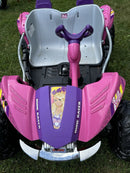 Pink Battery-Powered Ride-On Dune Racer with Power Wheels Magic Cars 3