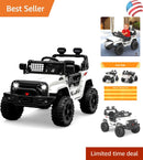 2-Speed Kids Electric Truck with Parental Control and Spring Suspension Magic Cars 0