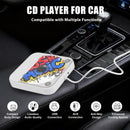 Portable USB & AUX CD Player for Car - White Magic Cars 2