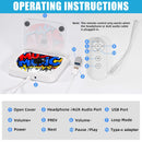 Portable USB & AUX CD Player for Car - White Magic Cars 7