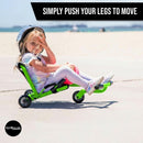 Green Mini Ride-On Toy for Children Aged 2-4, Weight Capacity 66 lbs Magic Cars 3