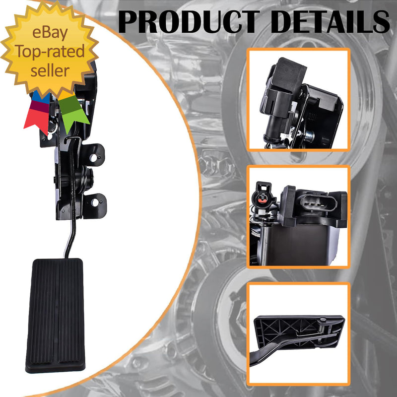Accelerator Gas Pedal and Sensor Compatible with F250 F350 F450 F550 Magic Cars 4