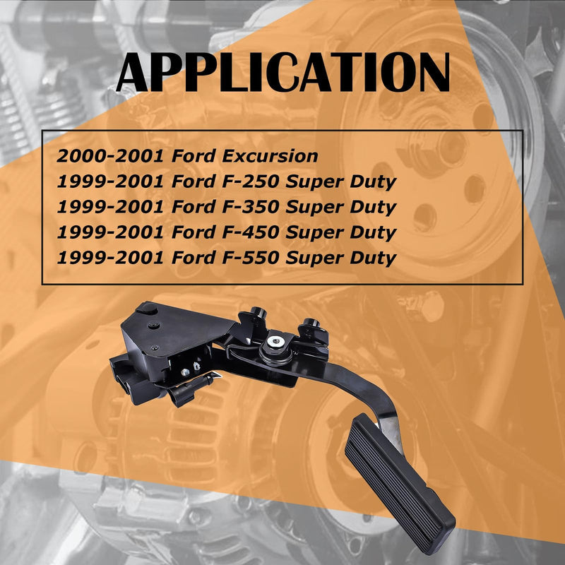 Accelerator Gas Pedal and Sensor Replacement for F250 F350 F450 F550 Excursion Magic Cars 1