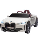 12V Children’s Electric Ride-On Vehicle with 2.4G Remote Control and Suspension in White