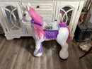 Electric 12-Volt Ride-On Unicorn Toy for Kids Magic Cars 0