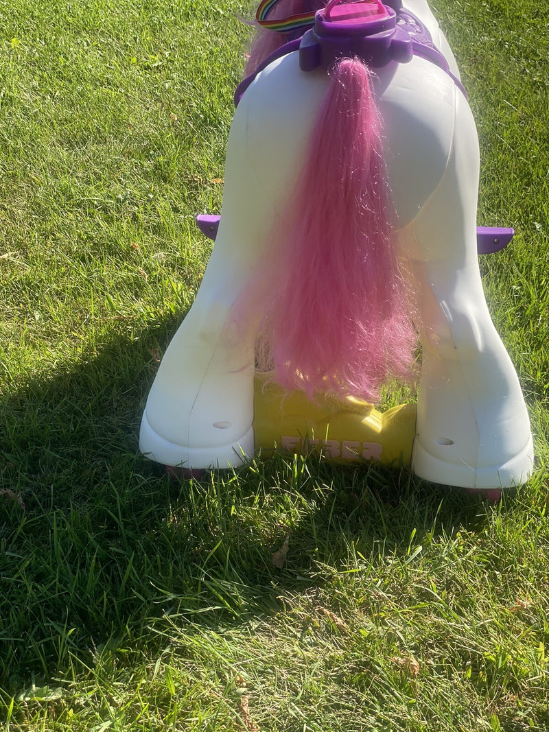 Electric 12-Volt Ride-On Unicorn Toy for Kids Magic Cars 10