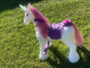 Electric 12-Volt Ride-On Unicorn Toy for Kids Magic Cars 11